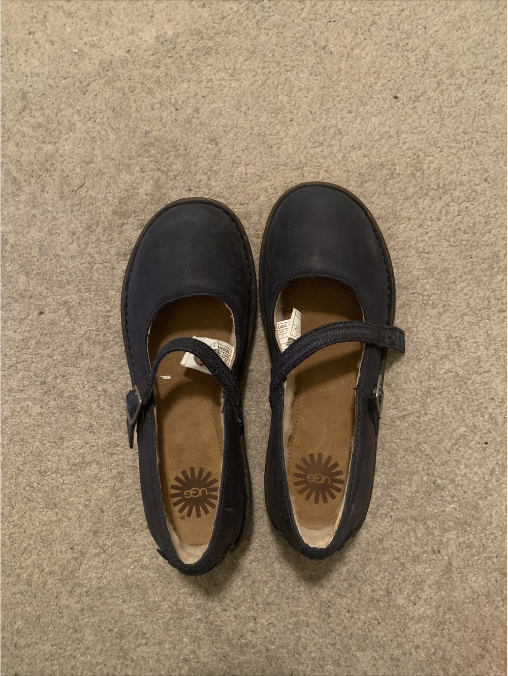 UGG Ballerina Flat Shoes Women’s Size with UGGPure Wool